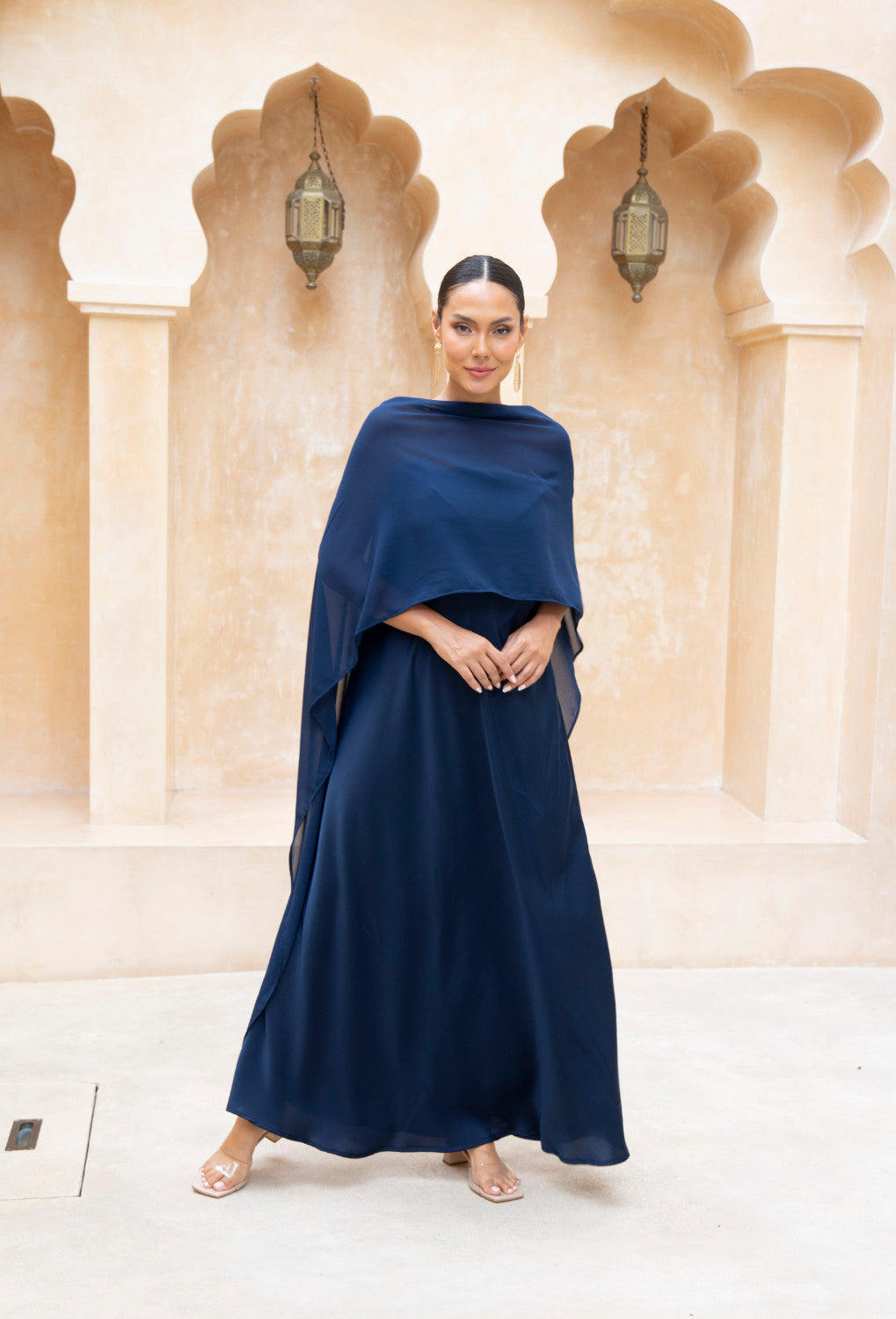 Sabina Capped Dress – Natasha Gan