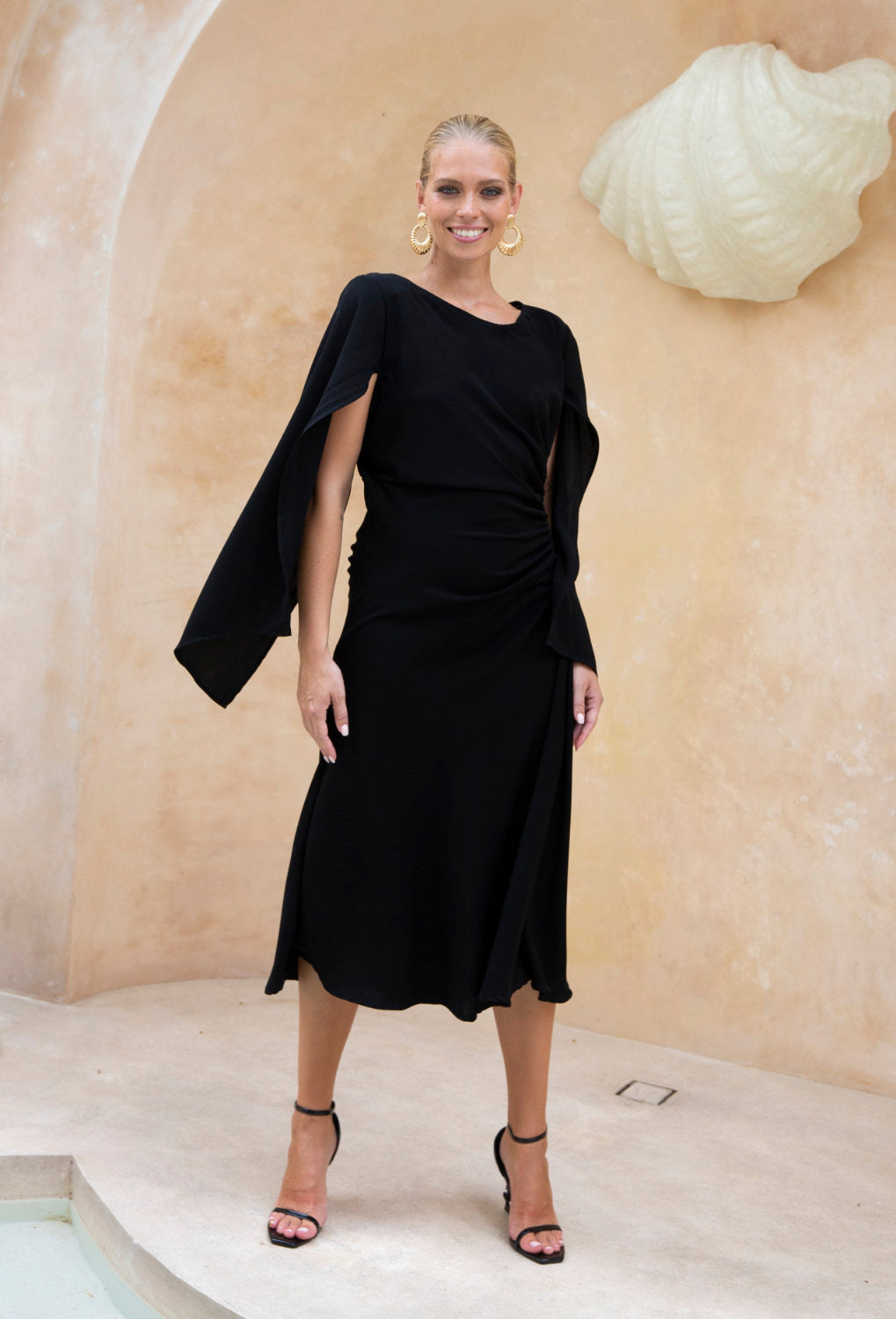 Sabine Cocktail Dress in Black