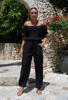 Demi Drawstring Pant in Black / Fujiette by Natasha Gan — Australian fashion designer