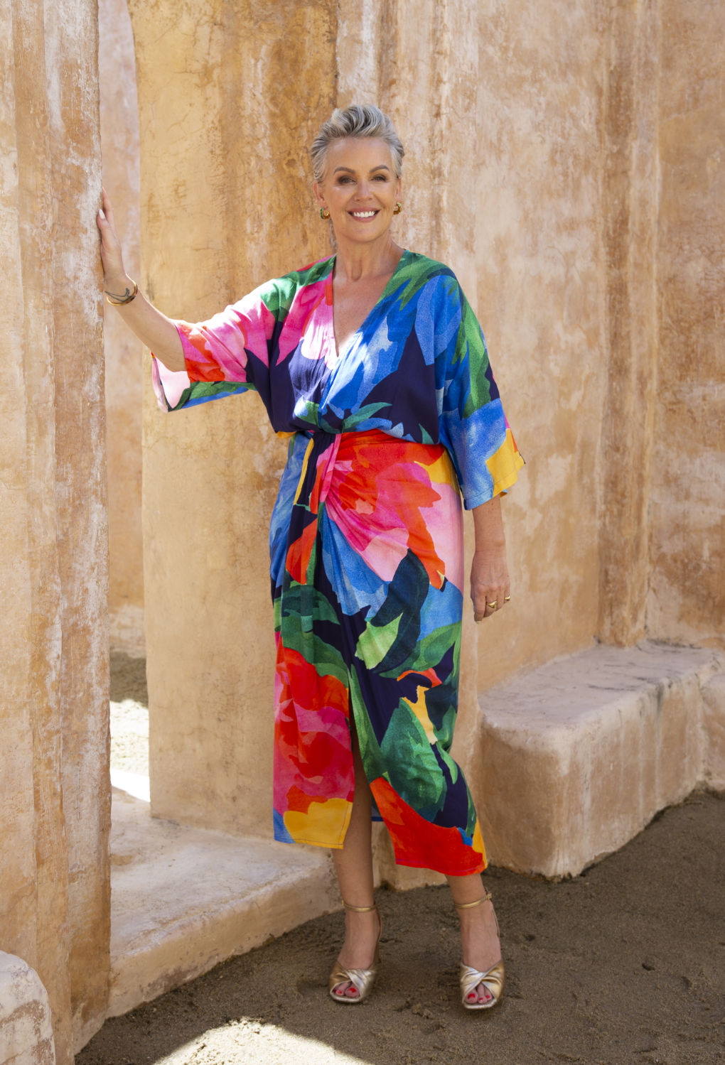 anastasia midi dress Anastasia Midi Dress 10 / Painted Paradise / Rayon
