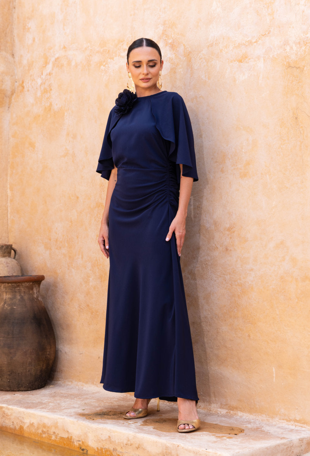 Jasmine Event Maxi Dress in Navy